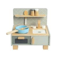Bigjigs houten tafelbladkeukentje, 7dlg. - thumbnail