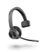 HP Poly VOYAGER 4310 UC On Ear headset Bluetooth Mono Zwart Ruisonderdrukking (microfoon), Noise Cancelling Microfoon uitschakelbaar (mute) Telefoon - thumbnail