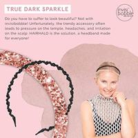 invisibobble hairhalo true dark sparkle - thumbnail