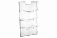 Europel wandfolderhouder, 4 x ft A4, landscape - thumbnail