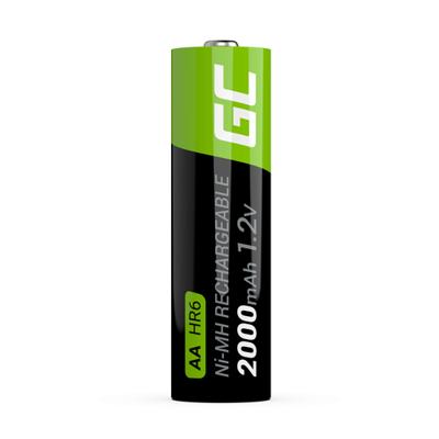 Green Cell GR02 huishoudelijke batterij Oplaadbare batterij AA Nikkel-Metaalhydride (NiMH) - thumbnail