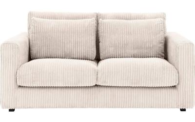 Goossens Bank Ravenia beige, stof, 2-zits, stijlvol landelijk Goossens Bank Ravenia beige, stof, 2-zits, stijlvol landelijk