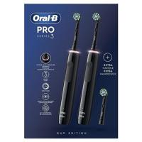 Elektrische tandenborstel Oral-B Pro 3 3900 Zwart (2 Stuks) - thumbnail