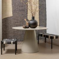 WOOOD Ronde Eettafel 'Jorre' 120cm, kleur Antique Beige - thumbnail