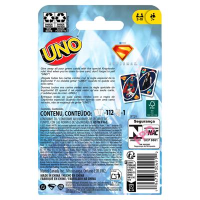 Mattel Uno superman kaartspel Mattel Uno superman kaartspel