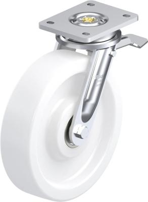 Blickle LO-SPO 250K-ST Zwenkwiel met rem Wieldiameter: 250 mm Draagvermogen (max.): 1200 kg 1 stuk(s)