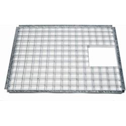 Afdekrooster metaal rh l69.5b34cm Ubbink - Ubbink Afdekrooster metaal rh l69.5b34cm Ubbink - Ubbink