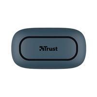 Trust Mobile Nika Compact Draadloze Bluetooth Oordopjes Wireless Earphones, 18 uur speeltijd in totaal, ingebouwde microfoon, TWS, standaard, Blauw - thumbnail