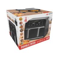 Alpina Switzerland 871125224012 Airfryer 8 l 1700 W Anti-aanbaklaag, Met display, Timerfunctie Zwart - thumbnail