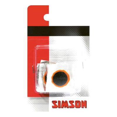 Simson Ronde bandenplakkers 16 mm zwart 8 stuks Simson Ronde bandenplakkers 16 mm zwart 8 stuks