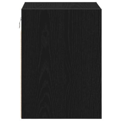 Garagewandkasten 2 st spaanplaat zwart