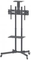 Manhattan Trolley voor TV's en monitoren, voor schermen 37"-65", VESA-compatibiliteit: van 200x200 tot 600x400 mm (controleer de afmetingen van de vier montagegaten aan de achterzijde), max. 40 kg, zwart - thumbnail