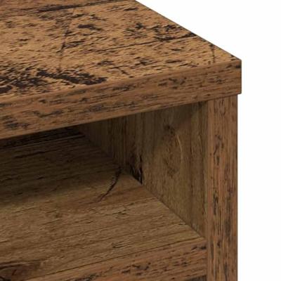 VidaXL Bureau organizer oudhout 36 x 26 x 29,5 cm bewerkt hout