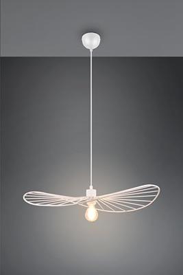 Hanglamp Chapeau mat wit Excl. 1x E27 7W - thumbnail