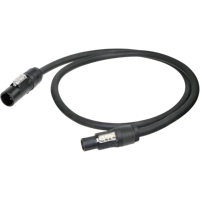 Neutrik 1027569 Aansluitkabel Stroom Zwart 2 m - thumbnail