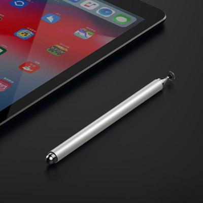 JOYROOM JR-BP560 uitstekende serie draagbare universele passieve disc hoofd capacitieve pen met verwisselbare Refill (zilver)