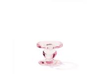 Ambiente kandelaar glas rose ø9xh7cm - thumbnail