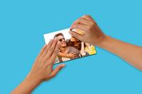 Sigel SI-B1103 Glasmagneetbord Be!Board 450x450mm Blauw - thumbnail