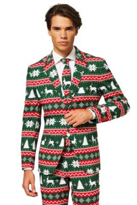 Kerst kostuum Festive Green