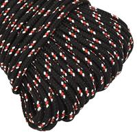 Boot touw 5 mm 500 m polypropyleen zwart - thumbnail