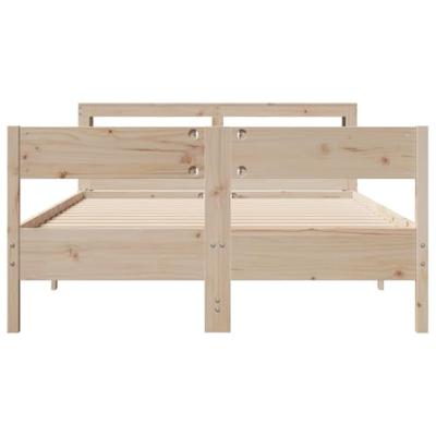 Bedframe zonder matras massief grenenhout 160x200 cm