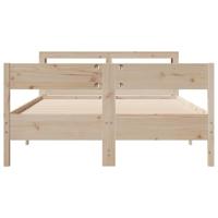 Bedframe zonder matras massief grenenhout 160x200 cm - thumbnail