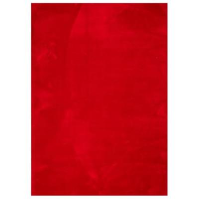 Vloerkleed laagpolig zacht en wasbaar 200x280 cm rood