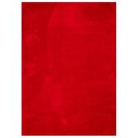 Vloerkleed laagpolig zacht en wasbaar 200x280 cm rood - thumbnail