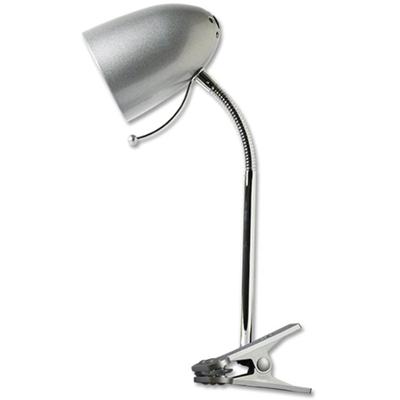 LED Klemlamp Zilver - Flexibele Arm - E27 Fitting