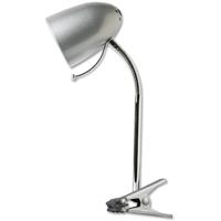 LED Klemlamp Zilver - Flexibele Arm - E27 Fitting - thumbnail