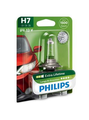 Philips hauptlampe h7 light bulbs longer lif 1 blister