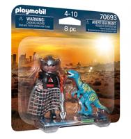 Playmobil® Dragons 70693 duo pack velociraptor vs stroper - thumbnail