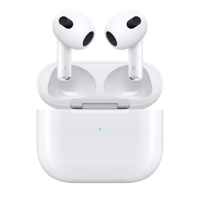 Apple mpny3zm/a airpod 2022 3rd gen in-ear headphones, wireless, bluetooth 5.0, charging case, white
