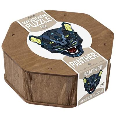 Eco Wood Art Houten Puzzel Panter
