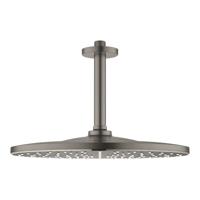GROHE Rainshower Mono 310 Hoofddouche - 31cm - 1 straalsoort - plafondarm 14.2cm - geborsteld hard graphite 26560al0 - thumbnail
