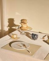 LIND DNA - Glass Mat Curve - Onderzetter 10cm Nupo Lemon Sorbet - thumbnail