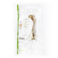 Telecomverlengkabel | RJ11 male - 2x RJ11 female | 2,0 m | Ivoor - thumbnail