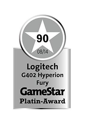 Logitech Gaming G402 Hyperion Fury Gaming-muis USB Optisch Zwart 8 Toetsen 4000 dpi Logitech Gaming G402 Hyperion Fury Gaming-muis USB Optisch Zwart 8 Toetsen 4000 dpi
