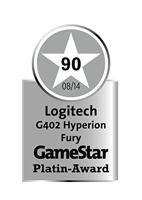 Logitech Gaming G402 Hyperion Fury Gaming-muis USB Optisch Zwart 8 Toetsen 4000 dpi - thumbnail