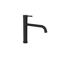 Plieger Keukenkraan Napoli Met Draaibare Uitloop Cold Start Zwart - thumbnail