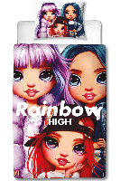 Rainbow High Dekbedovertrek 140 x 200 cm - Polyester - 60 x 70 cm - thumbnail