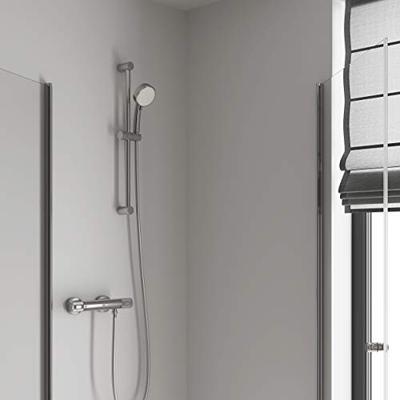 GROHE Grohtherm-1000 Performance renovatieset thermostatisch met koppelingen met glijstang 60cm en hoofddouche 2 standen chroom 34783000 GROHE Grohtherm-1000 Performance renovatieset thermostatisch met koppelingen met glijstang 60cm en hoofddouche 2 standen chroom 34783000