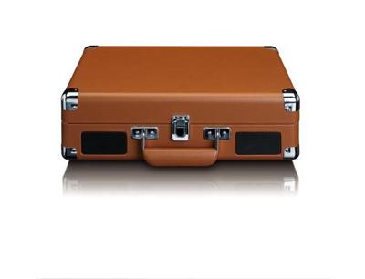 Koffer platenspeler met 2 ingebouwde speakers Bruin Koffer platenspeler met 2 ingebouwde speakers Bruin