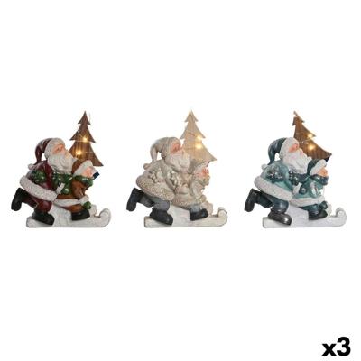 Kerstversiering DKD Home Decor Hars (20 x 9 x 22 cm) (3 Stuks)