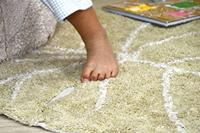 Wasbaar katoenen tapijt Mini Monstera - LORENA CANALS groen - thumbnail