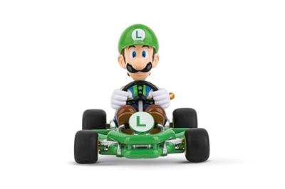 Super Mario Kart RC remote-controlled Car 1/18 2.4GHz Pipe Kart Luigi - thumbnail