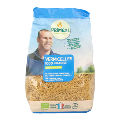 Primeal Vermicelli halfvolkoren bio 500 Gram
