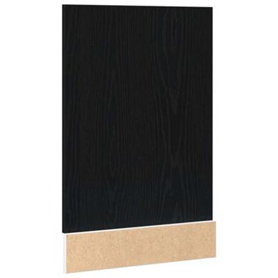 Vaatwasserpaneel Lyon 45x1,5x67 cm bewerkt hout zwart eiken