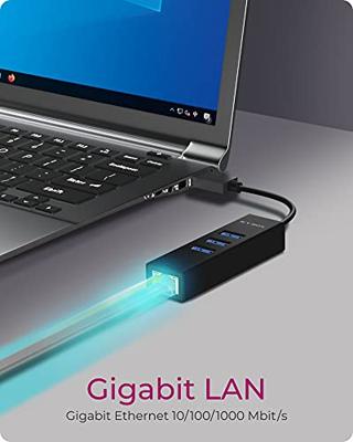 ICY BOX IB-HUB1419-LAN usb-hub - thumbnail