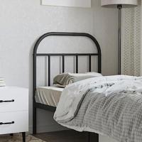 Hoofdbord metaal zwart 75 cm - thumbnail
